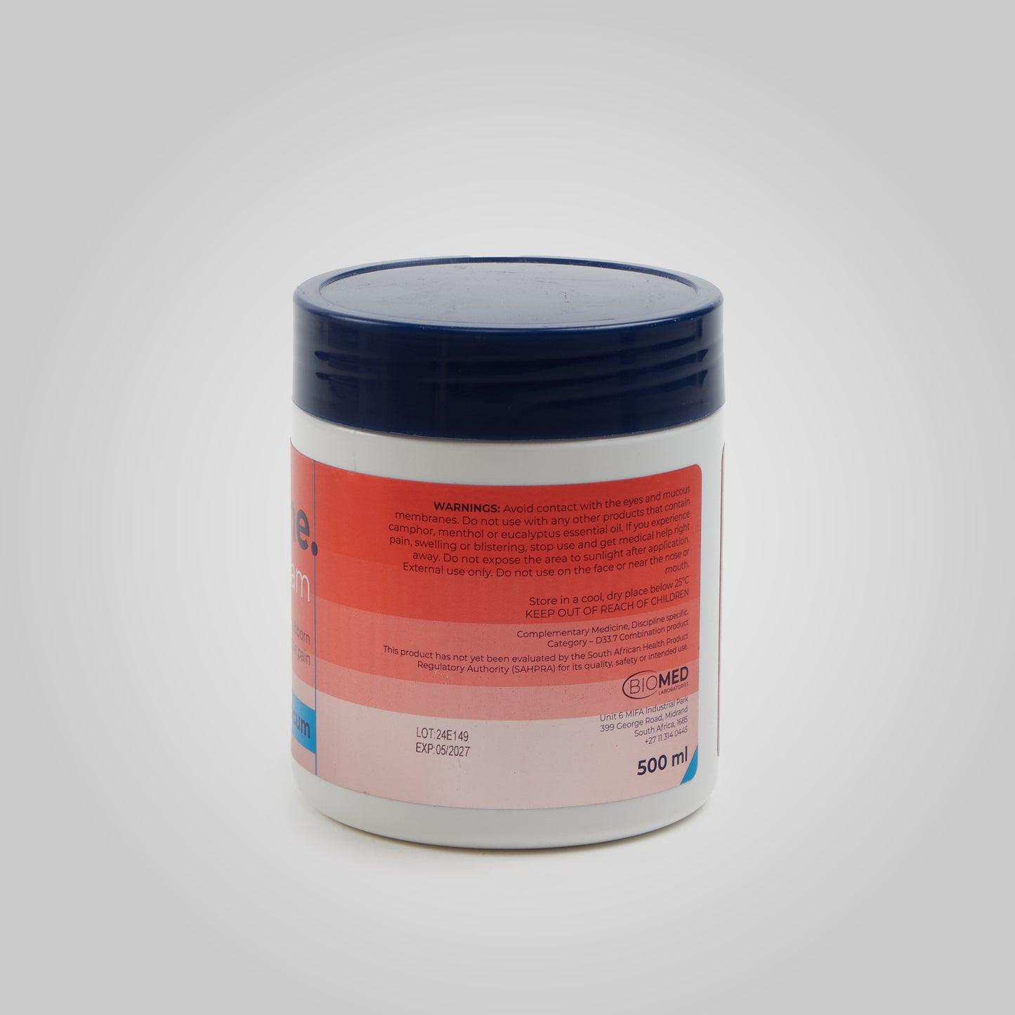 BioSoothe Hot Cream 500ml